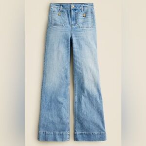 J.Crew Sailor denim trouser in Blue River wash